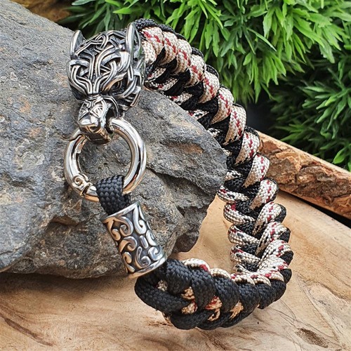 Paracord armband fenrir - paracord, "fenrir"