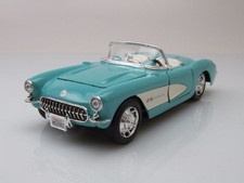 Chevrolet Corvette Cabrio C1 1957 türkis Modellauto 1:24 Maisto