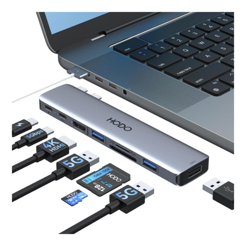 Usb hub adapter 2 - usb, c