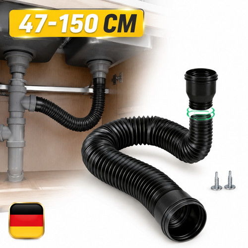 Ausziehbarer ablaufschlauch - ausziehbarer,