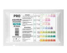 50x 7in1 Aquarium Teststreifen Schnelltest GH-Wert Teich Fische Wasserwerte pH B