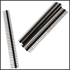 Stiftleiste 40 Pin 2,54mm schwarz Steckerleiste Breadboard Header für Arduino
