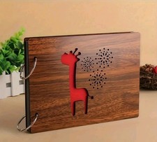 Fotoalbum zum Selbst Gestalten  Scrapbooking-Erinnerung Fotoalbum Aus Holz 