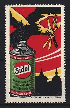 Reklamemarke sidol - reklamemarke,