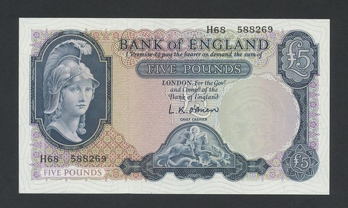 Bank england 5 schein - bank,