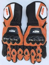 KTM Biker Leder Handschuhe