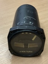 Schwien 4-Minute Turn, altes Flugzeuginstrument von 1957