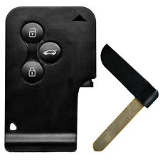Key Card Gehäuse Fernbedienung + Rohling für Renault Megane Grand Scenic Laguna