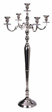 Kerzenständer 5-armig Kerzenleuchter 122cm silber Kandelaber