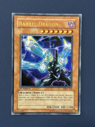 Barrel dragon mrd 126 - dragon, yugioh