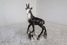 Steinbock Gams Ziegenbock Figur Statue Porzellan Ziege Sternzeichen Geschenk