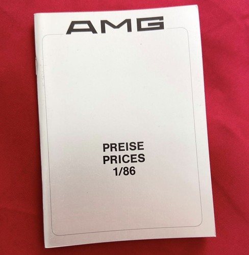 Pre merger amg broschure - broschure, price