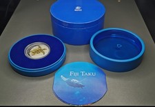 Fiji 2010, Fiji Taku, 1 Oz Silber, Gold-Applikation, PP/Proof, Original!