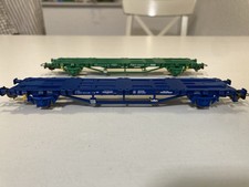 2x Piko Containertragwagen