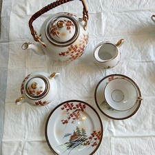 Vintage Porzellan Teeservice Japan China  "50er Jahre" für bis zu 6 Personen