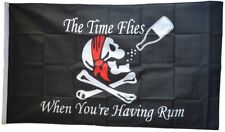Fahne Pirat The Time Flies