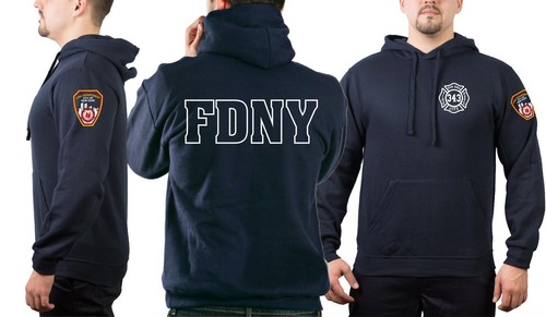Hoodie navy new york city - hoodie, navy,