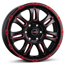Borbet Felgen CW8 8.0x18 ET45 5x120 REDPM für VW Amarok Crafter T5 T6 T6.1 Multi