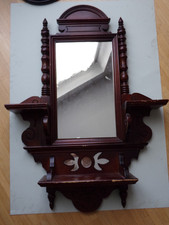 Spiegel Wandspiegel mit Ablage Holz