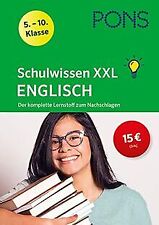 PONS Schulwissen XXL Englisch 5.-10. Klasse: Der ko... | Buch | Zustand sehr gut