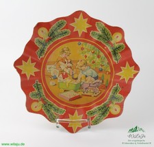 DDR Papp Weihnachtsteller Heilig Abend Nostalgie Weihnachten Erzgebirge