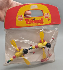 Altes Holzspielzeug unbespielt OVP Schowanek Nachziehtier Bienen 50er Jahre