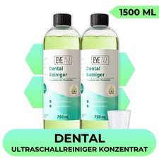 EyeAm Dental Ultraschallreiniger Konzentrat 2x750ml | Prothesenreiniger