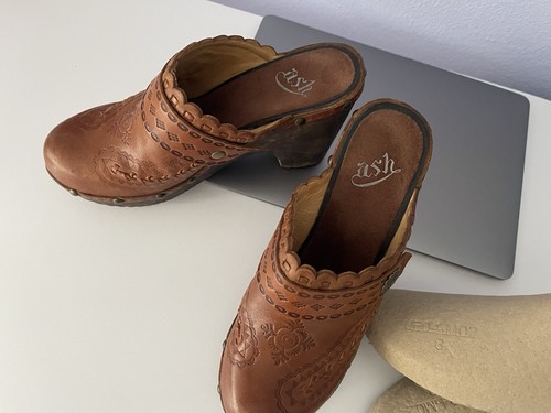 Damenschuhe leder clogs 40 - leder, clogs.
