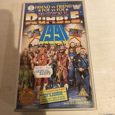 WWF Royal Rumble 91 Wrestling VHS Video  Cassette Tape Silver Vision / Coliseum