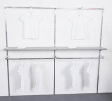 Rückwandsystem 250 cm breit Regalsystem Systemregal Regal Ladeneinrichtung 