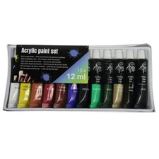 Acrylfarben Set in Tuben 12