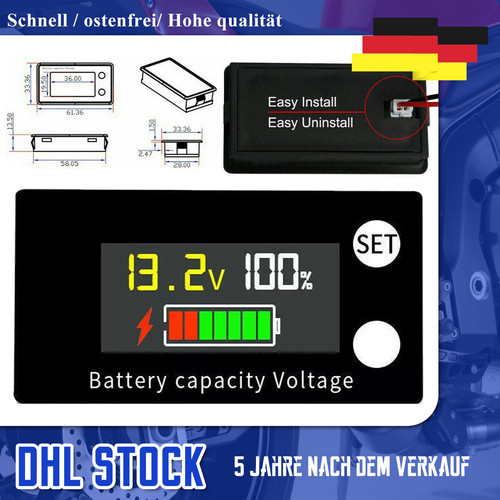 100v lcd batterie - 8-100v,