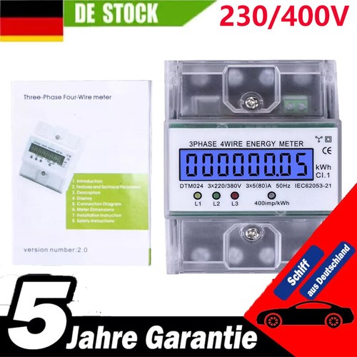 Drehstromzähler geeicht für
