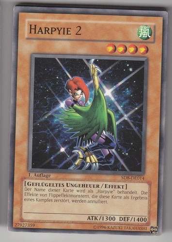 Harpyie 2 common - yu-gi-oh,