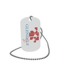 Dog Tag Flagge Glendale City