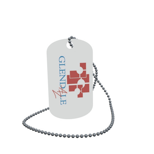 Dog tag flagge glendale - dog,