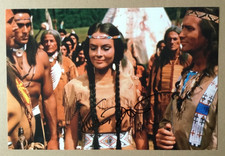Karin Dor (Orig-Autogramm auf großem Fotoabzug) - Pierre Brice / Karl May