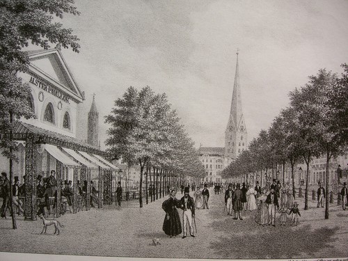 Hamburg jungfernstieg - hamburg, `jungfernstieg