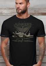Junkers JU 52 T Shirt Tante Ju Motiv Fliegershirt Flieger Flugsport Modell Logo