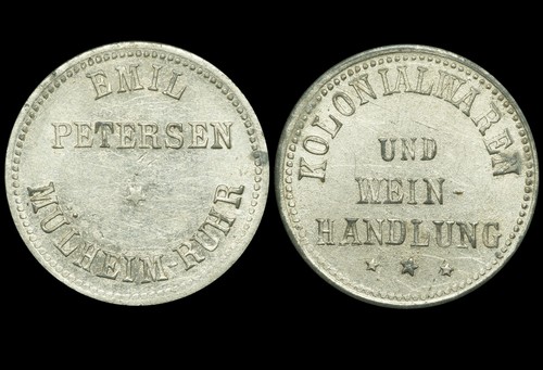 Wertmarke zink marke - wertmarke:, emil