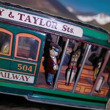 Vintage Nomura TN Tin Toy San