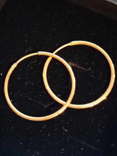 Echtgold ring ohring creolen - echtgold,
