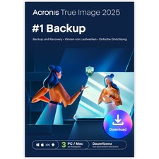 Acronis True Image 2025 / 3 PC / Dauerlizenz / KEY (ESD)