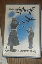 „Unsere Luftwaffe“ Quartettspiel Scholz 48 Karten Originalschachtel 4962 Krieg