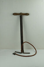 Antike Stand Luftpumpe Oldtimer Handpumpe Viwio 55 Metallkorpus Holzgriff
