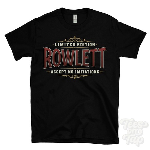 Limited edition rowlett - edition,