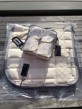 ESKADRON SET Platinum Schabracke DL Bandagen WB Champagner Turnier Creme 2017 DR