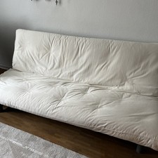Schlafsofa 2-Sitzer Sofa mit Bettfunktion Klappsofa mit verstellbare Rückenlehne