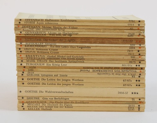 Reclam bücher konvolut 50er - konvolut,