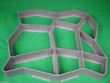 Pflaster Form, Schalungsform für Gehwege, Terrassensteine, Matrice  41x41x4cm